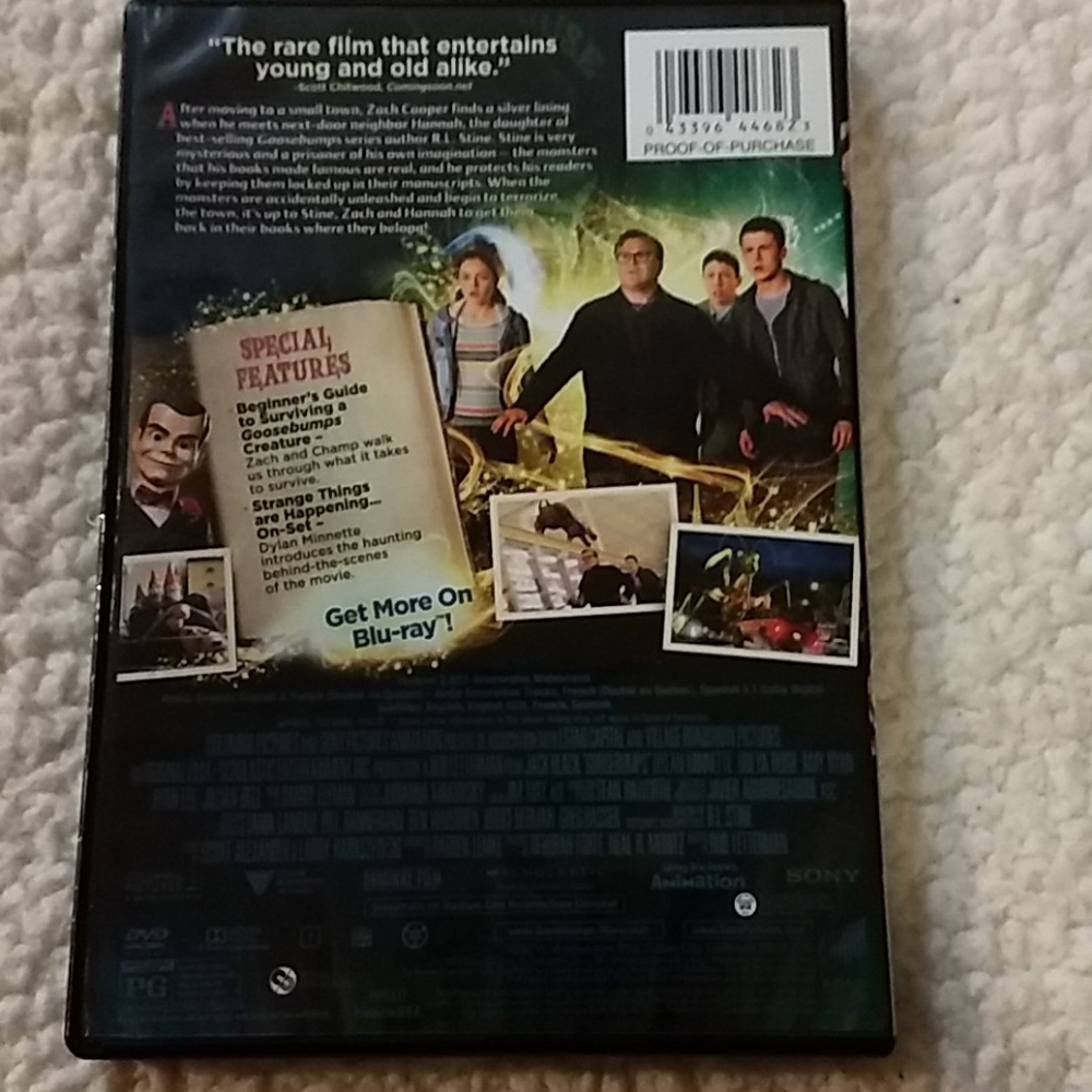 Goosebumps DVD - Picture 2 of 2